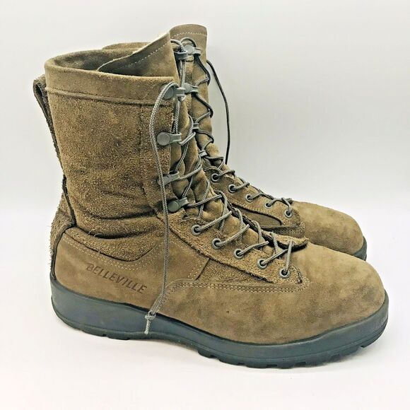 Belleville 675ST Gore-Tex Safety EH Vibram CW Boots Men's 10.5R Military Combat - Picture 1 of 13